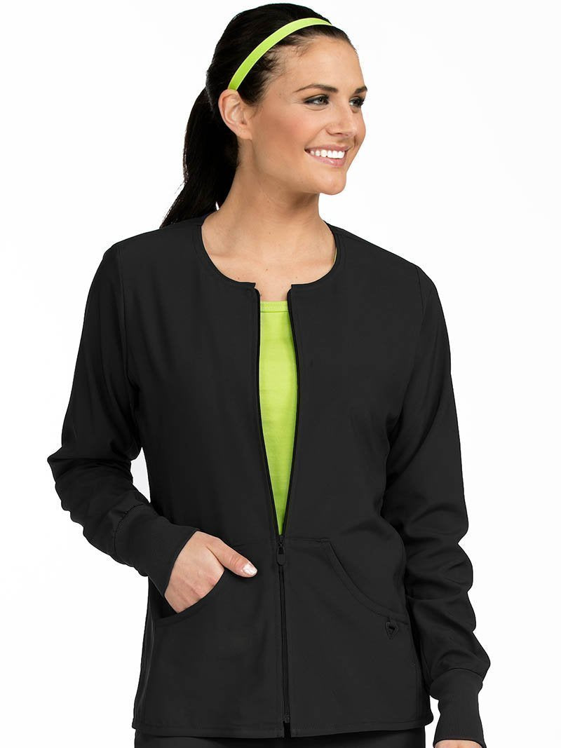 Med Couture Zip Front Warm Up