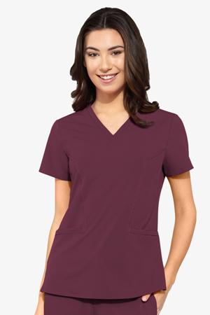 Med Couture Double V-Neck Top
